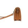 Black Caviar Edie clutch handbag in tan