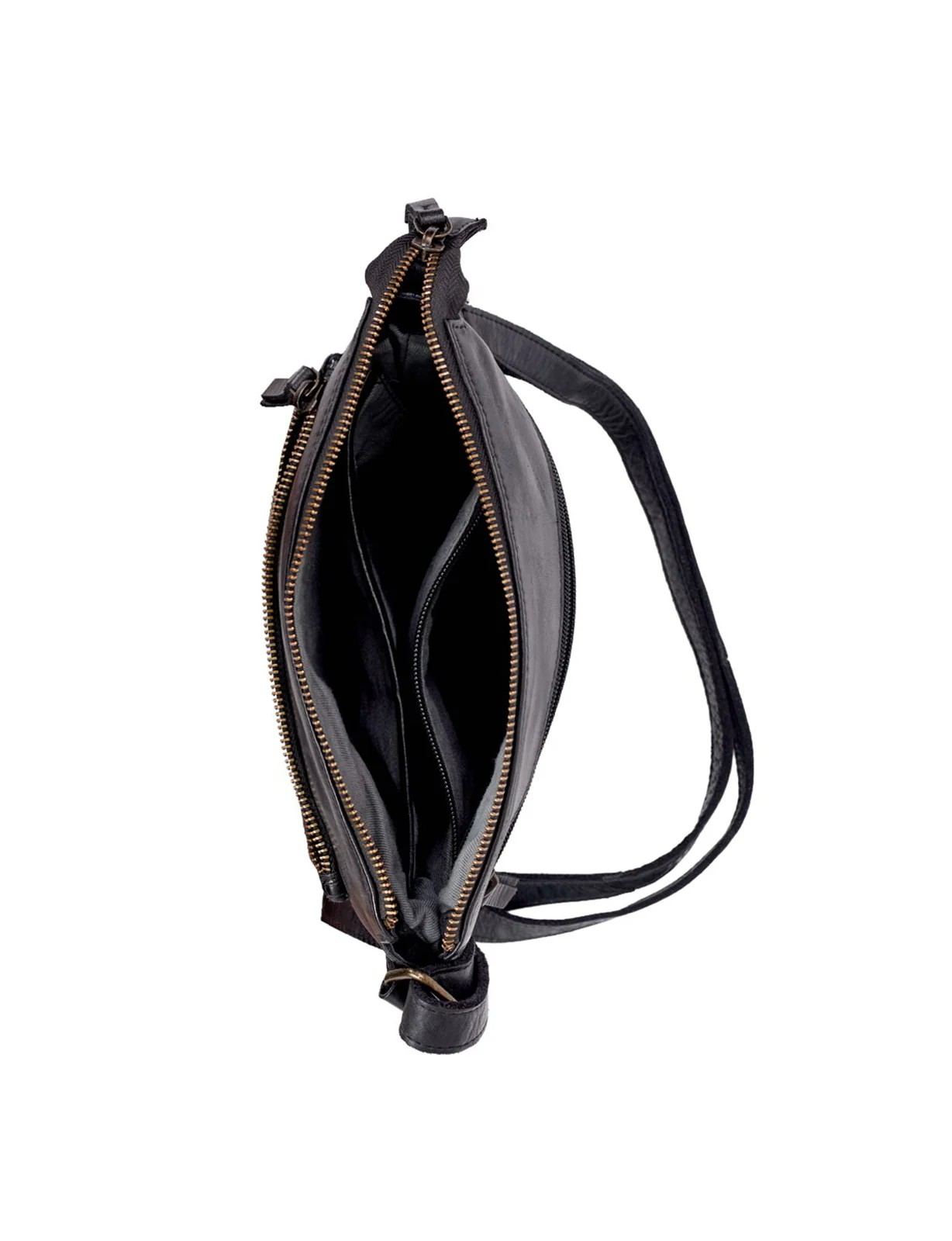 Saddle & Sash Handbag A0011 Black