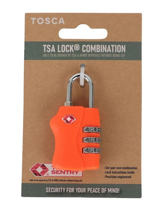 Tosca TSA Combination Lock TCA005 Orange