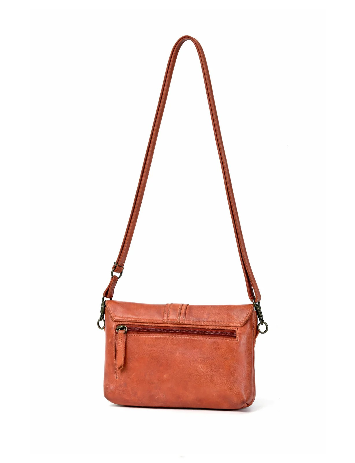 Saddle & Sash Handbag A0015 Tan