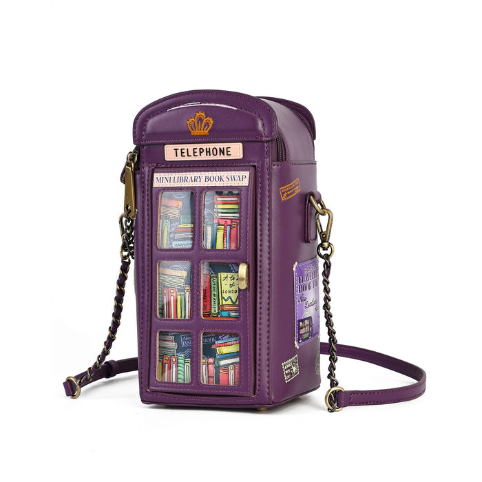 Vendula Travelling Library Bookshop Telephone Box Bag - Pre Order