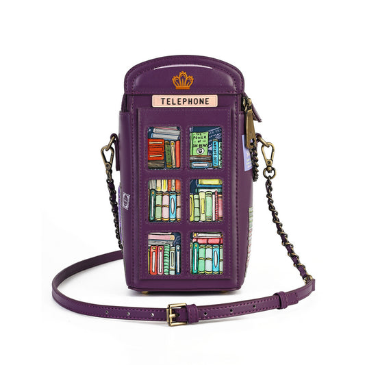 Vendula Travelling Library Bookshop Telephone Box Bag - Pre Order