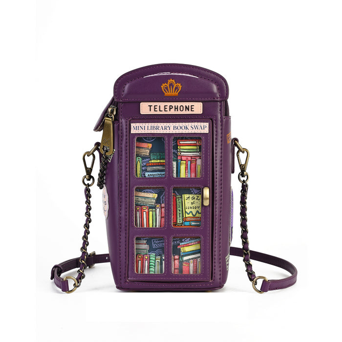 Vendula Travelling Library Bookshop Telephone Box Bag - Pre Order