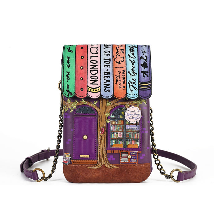 Vendula Travelling Library Bookshop Phone Pouch Bag - Pre Order