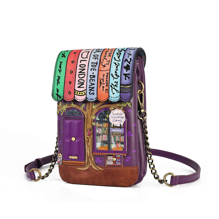 Vendula Travelling Library Bookshop Phone Pouch Bag - Pre Order