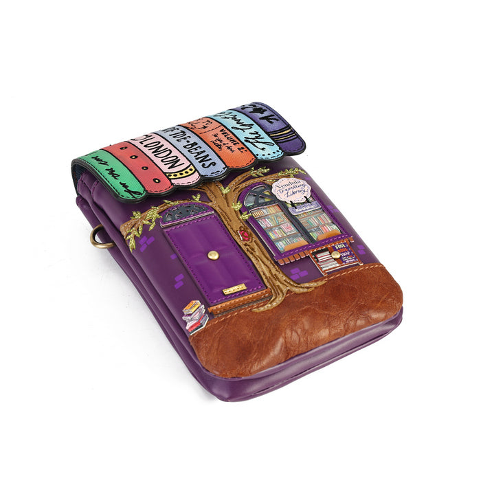 Vendula Travelling Library Bookshop Phone Pouch Bag - Pre Order