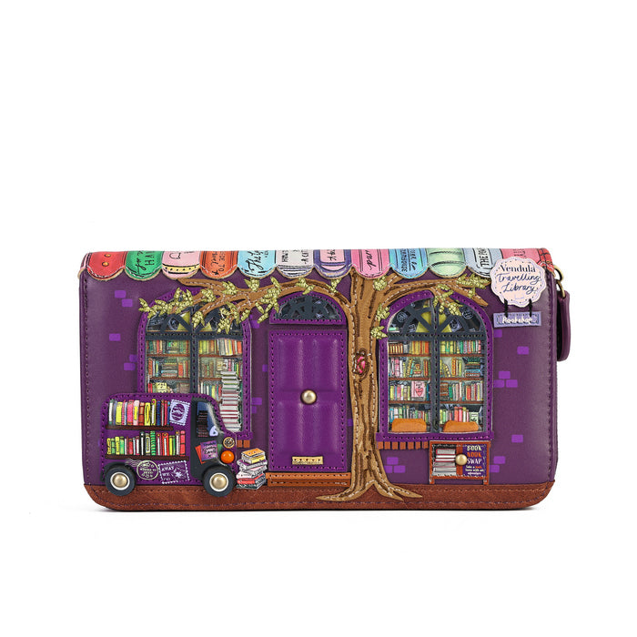Vendula Travelling Library Bookshop Large Wallet - Pre Order