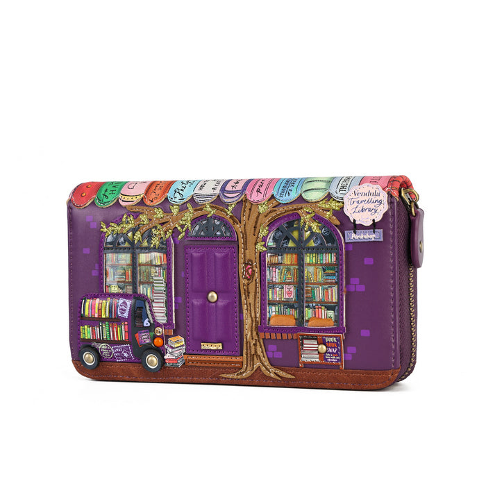 Vendula Travelling Library Bookshop Large Wallet - Pre Order
