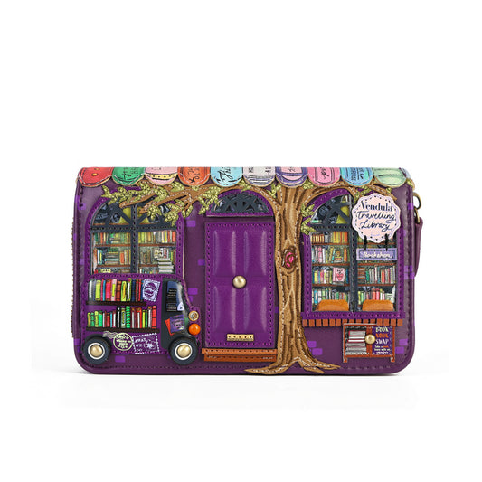 Vendula Travelling Library Bookshop Medium Wallet - Pre Order