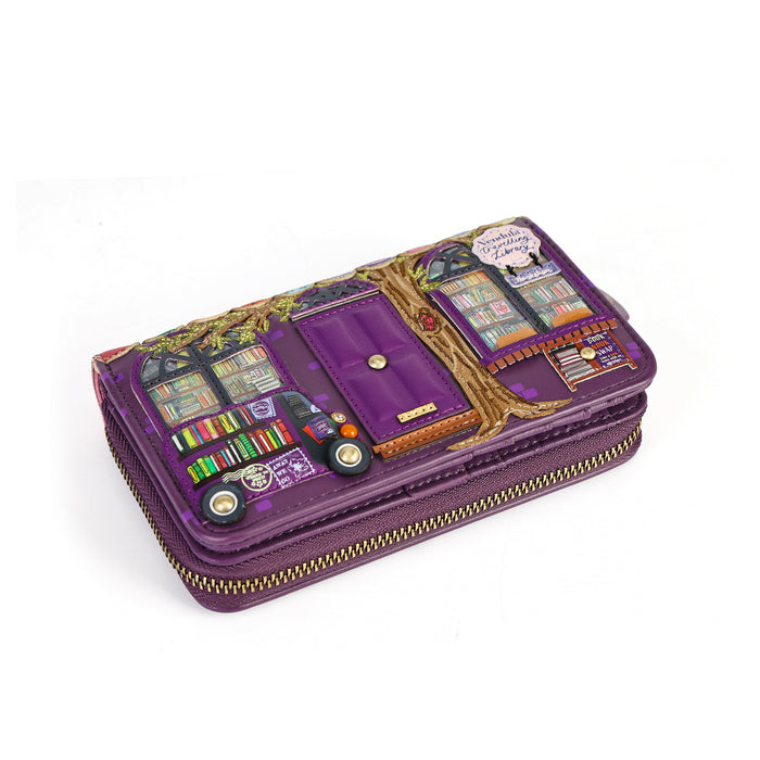 Vendula Travelling Library Bookshop Medium Wallet - Pre Order