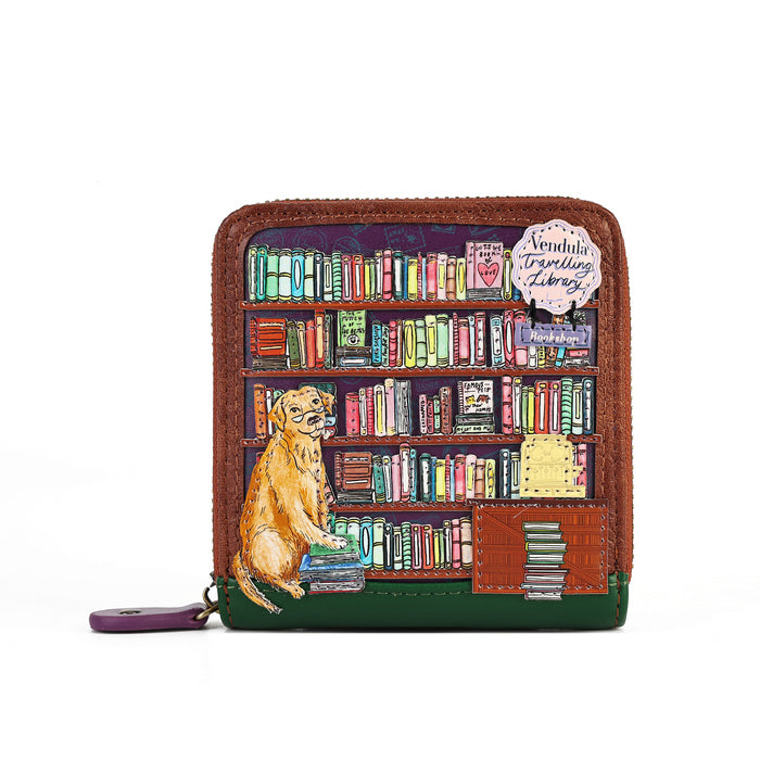 Vendula Travelling Library Bookshop Square Wallet - Pre Order
