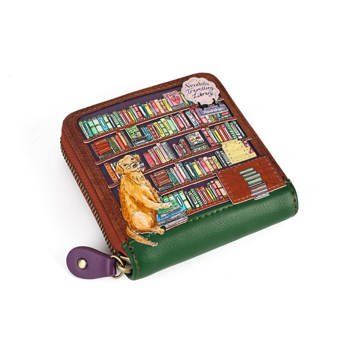 Vendula Travelling Library Bookshop Square Wallet - Pre Order