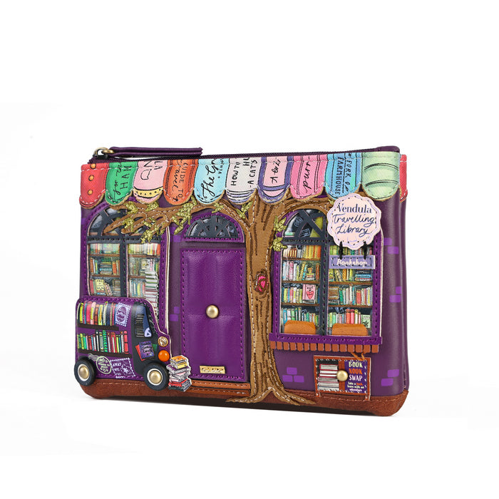 Vendula Travelling Library Bookshop Zipper Coin Purse - Pre Order