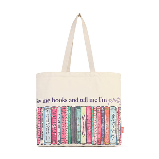 Vendula Travelling Library Bookshop Canvas Tote Bag - Pre Order