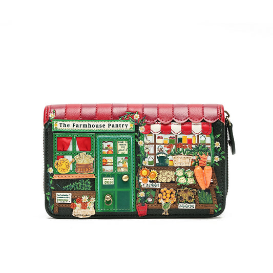 Vendula Farmhouse Pantry Medium Zip Wallet - Pre Order Now