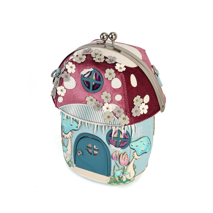 Vendula Fairy Village Snowflake Toadstool Bag