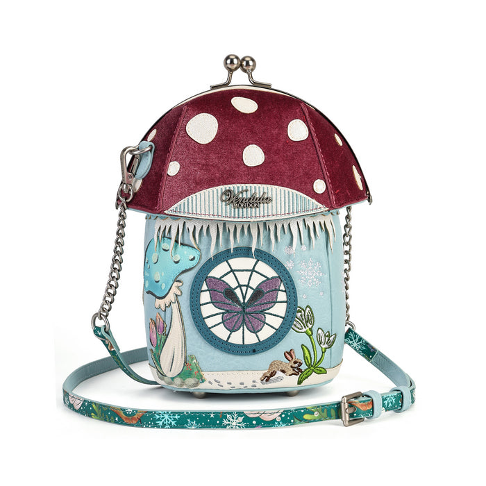 Vendula Fairy Village Snowflake Toadstool Bag