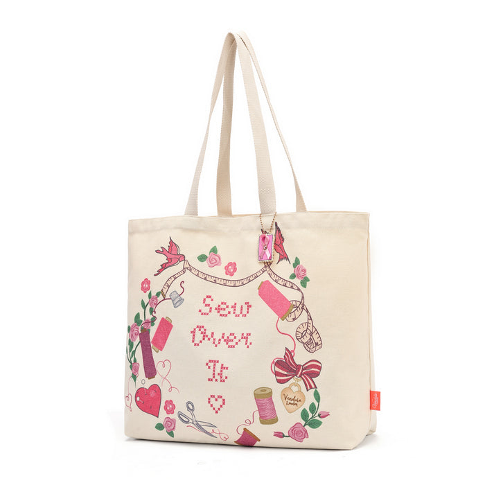 Vendula Sewing Box Scrapbook Canvas Tote