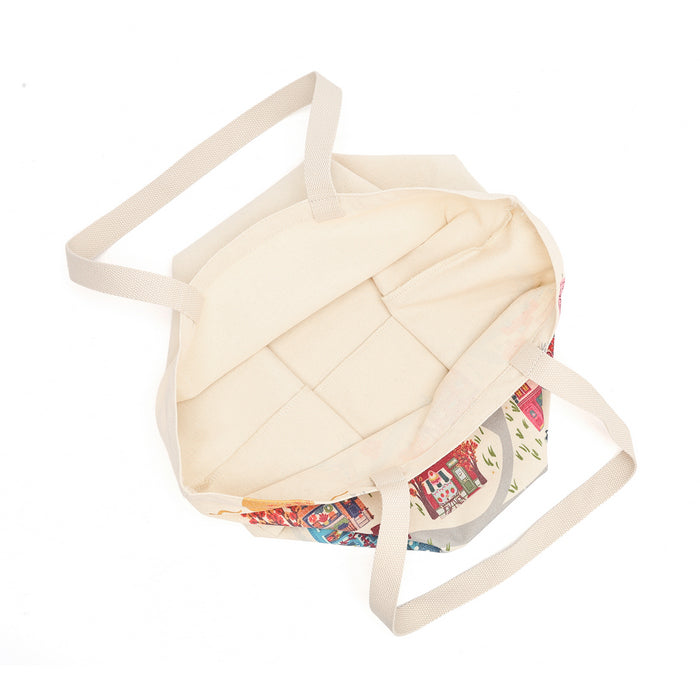 Vendula Village House Canvas Tote Bag - Pre Order Now