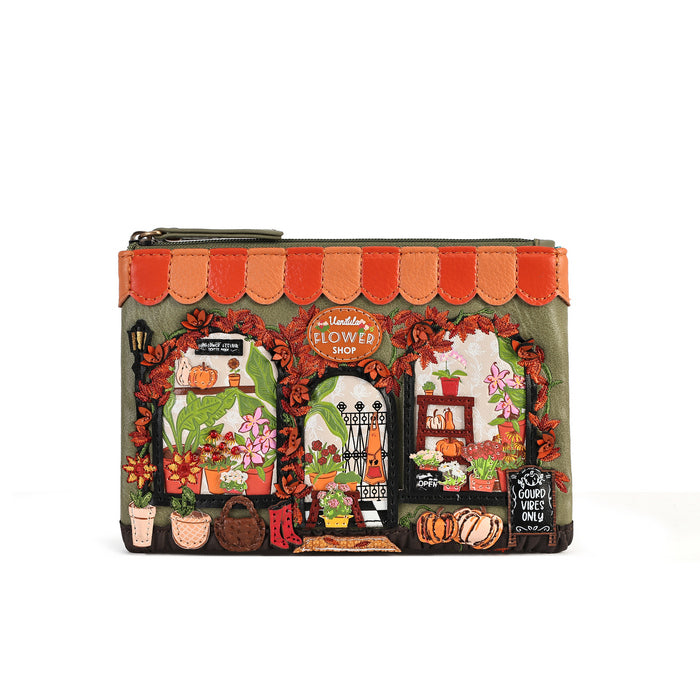 Vendula Flower Shop Amber Zip Coin Purse