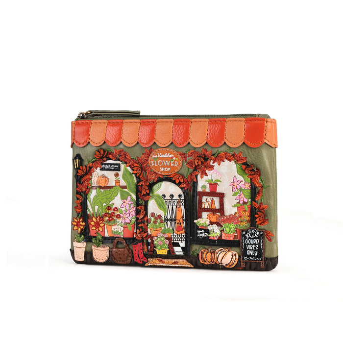 Vendula Flower Shop Amber Zip Coin Purse