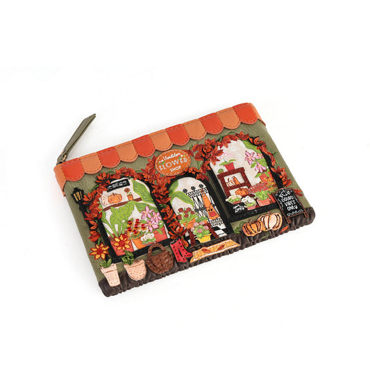 Vendula Flower Shop Amber Zip Coin Purse