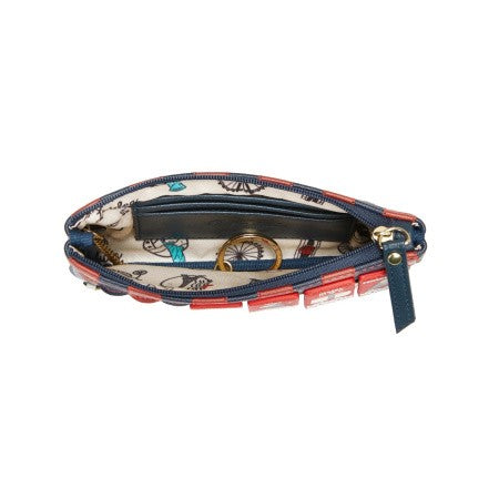 Vendula Sushi Blue Zipper Coin Purse