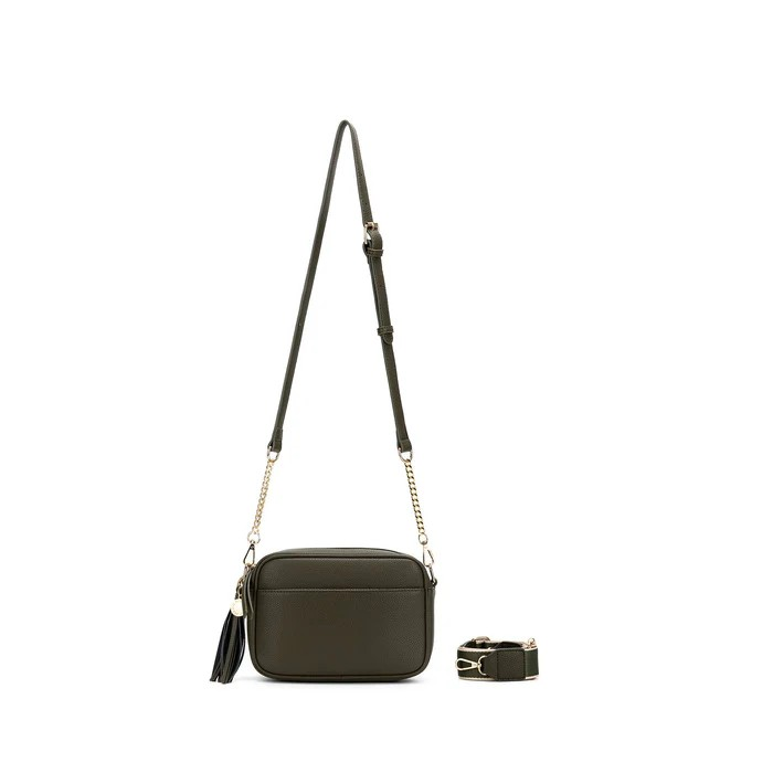 Black Caviar Handbag Indie Dark Olive