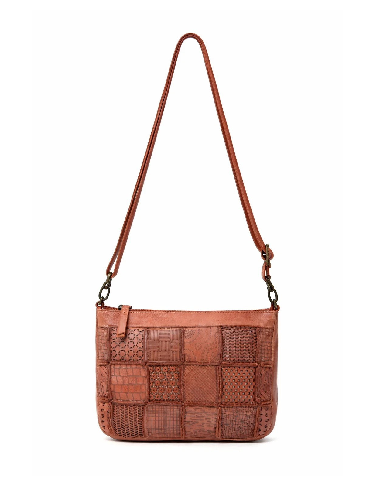 Saddle & Sash Handbag A0012 Tan