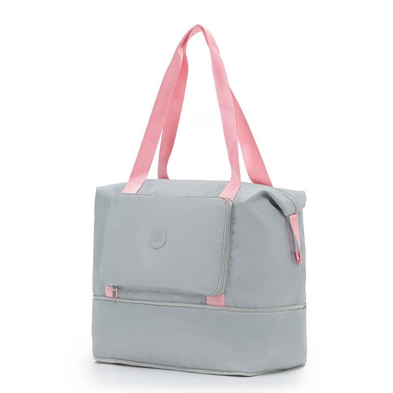 Tosca Foldable Bag TCA064 Grey/Pink