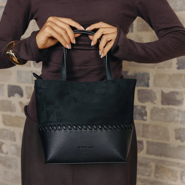 Black Caviar Handbag Tiffany Black