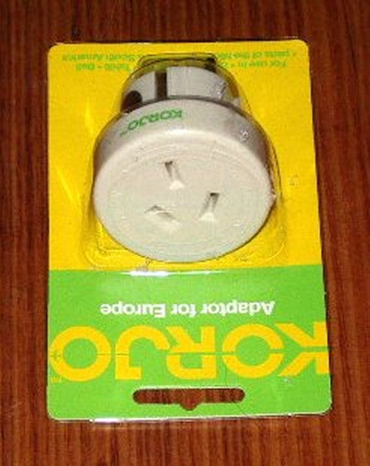 Korjo Adaptor Europe Travel Adaptor