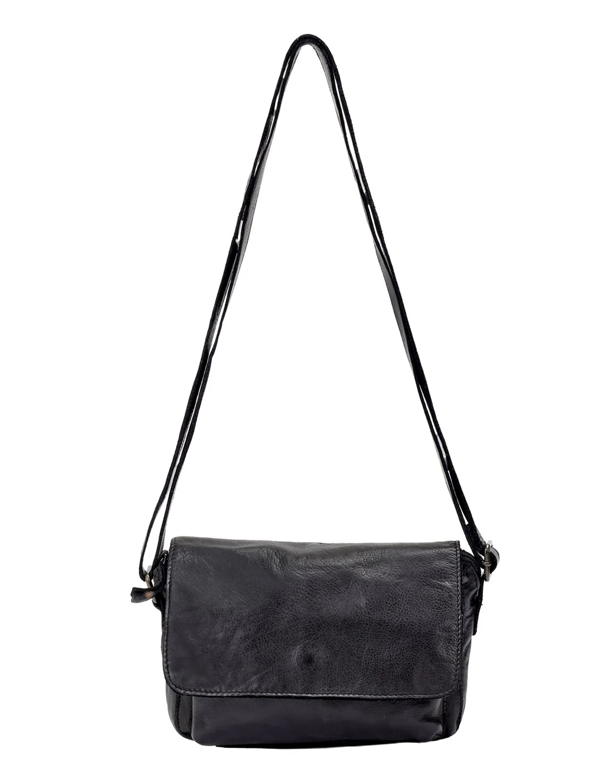 Saddle & Sash Handbag A0004 Black