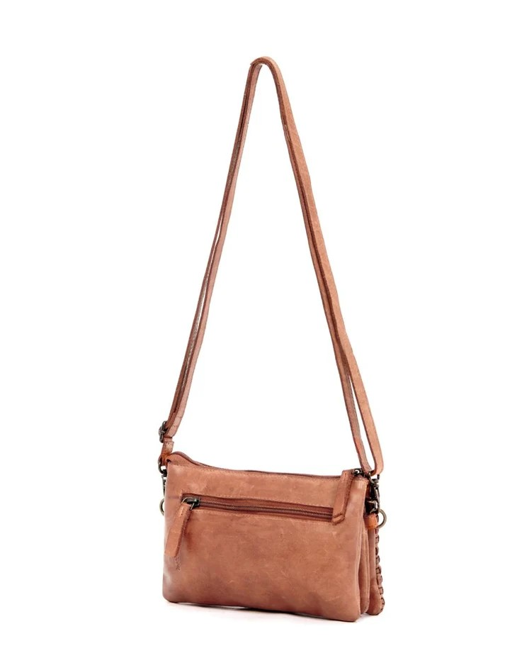 Saddle & Sash Handbag A0040 Tan