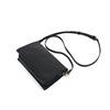 Black Caviar Edie clutch handbag in black