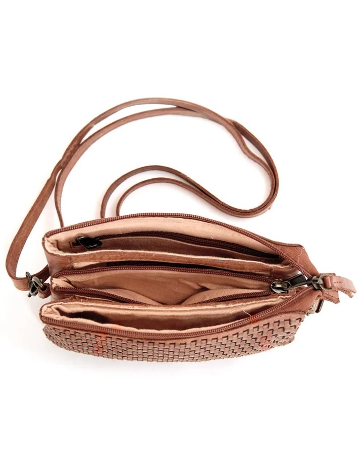 Saddle & Sash Handbag A0040 Tan