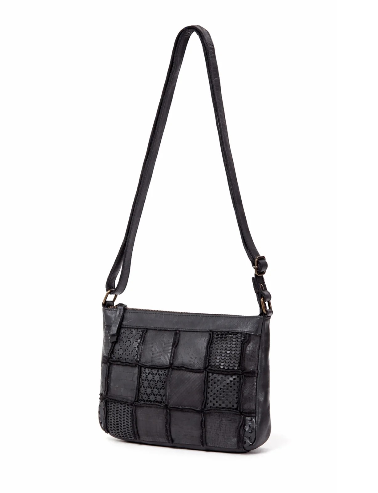 Saddle & Sash Handbag A0012 Black