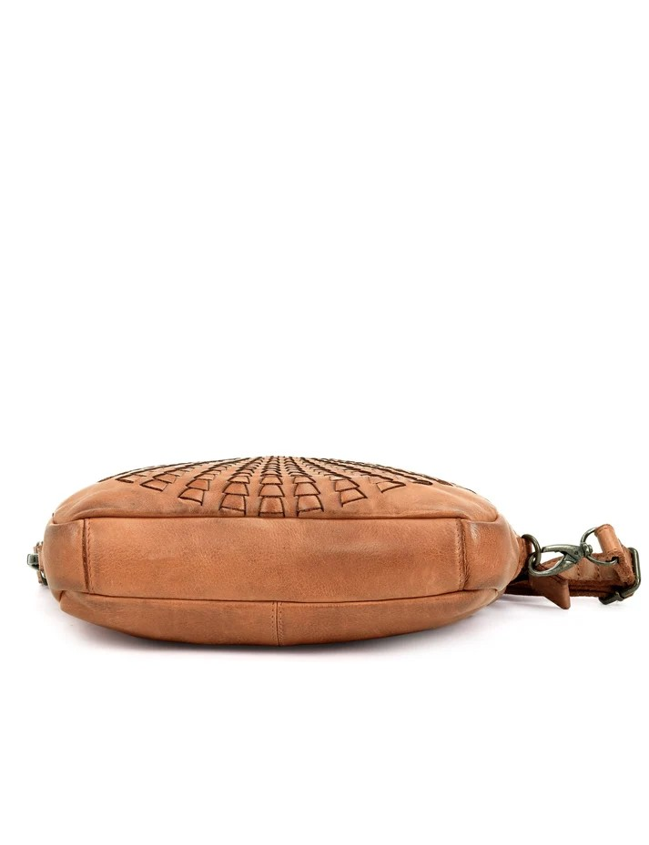 Saddle & Sash Handbag A0030 Tan