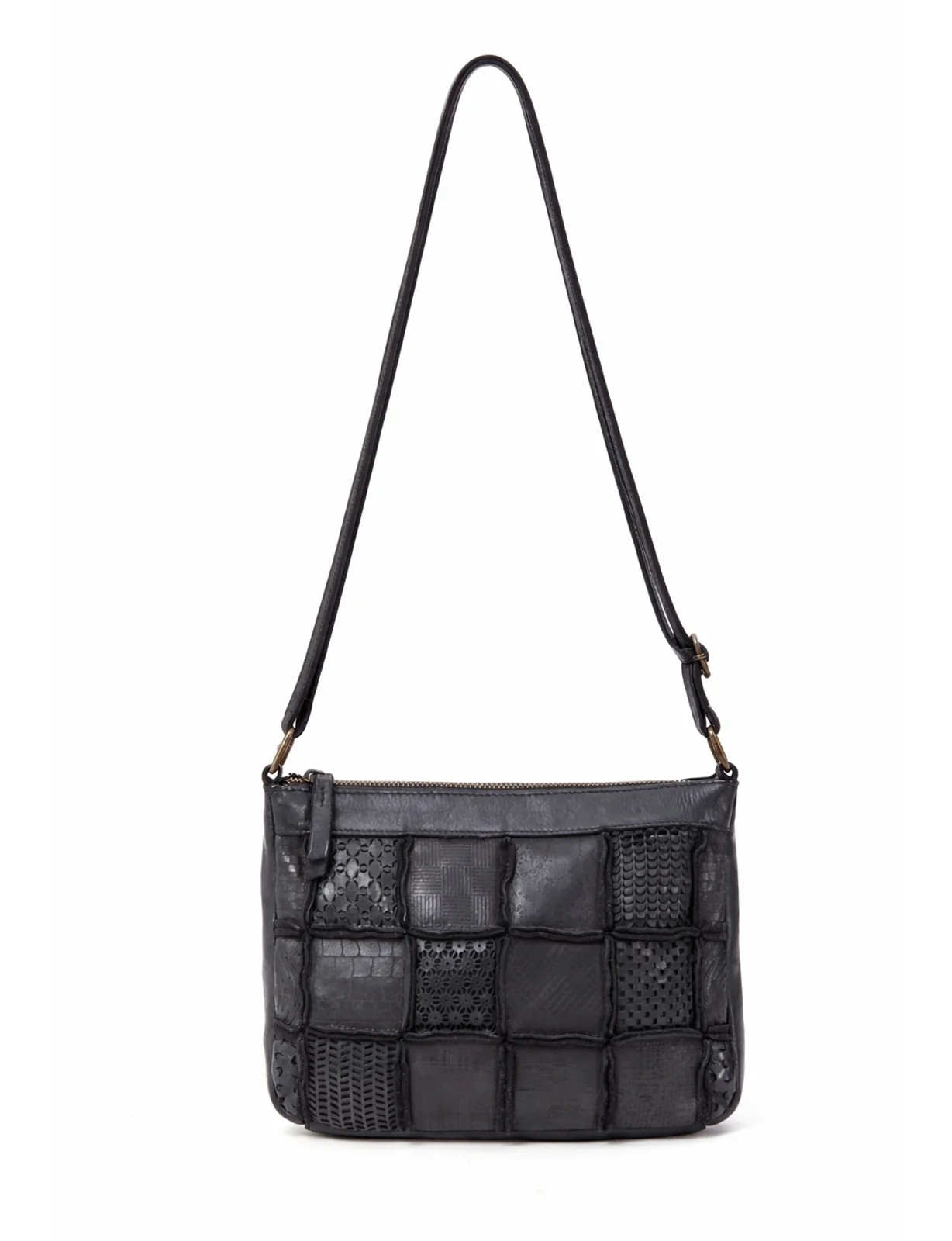 Saddle & Sash Handbag A0012 Black