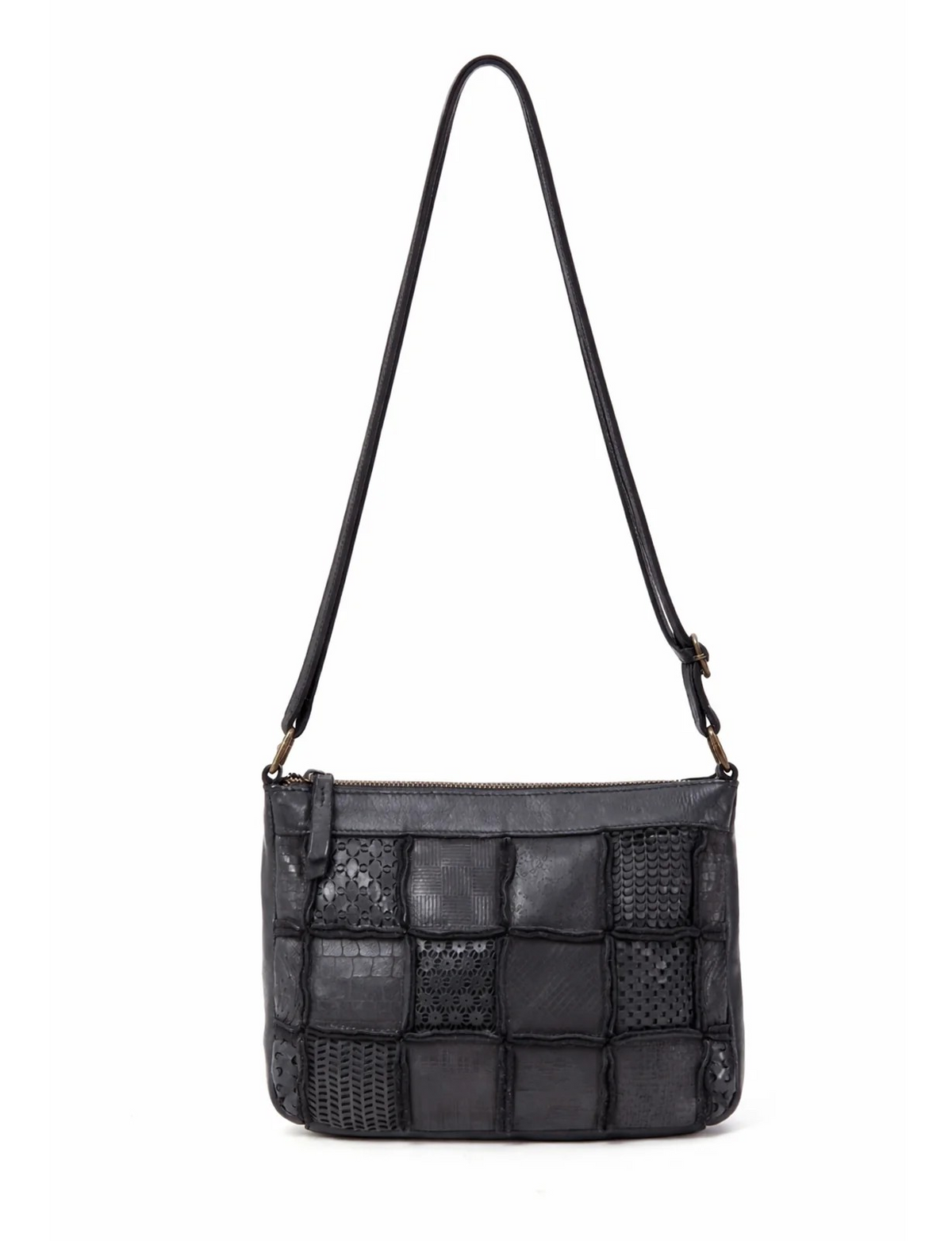 Saddle & Sash Handbag A0012 Black