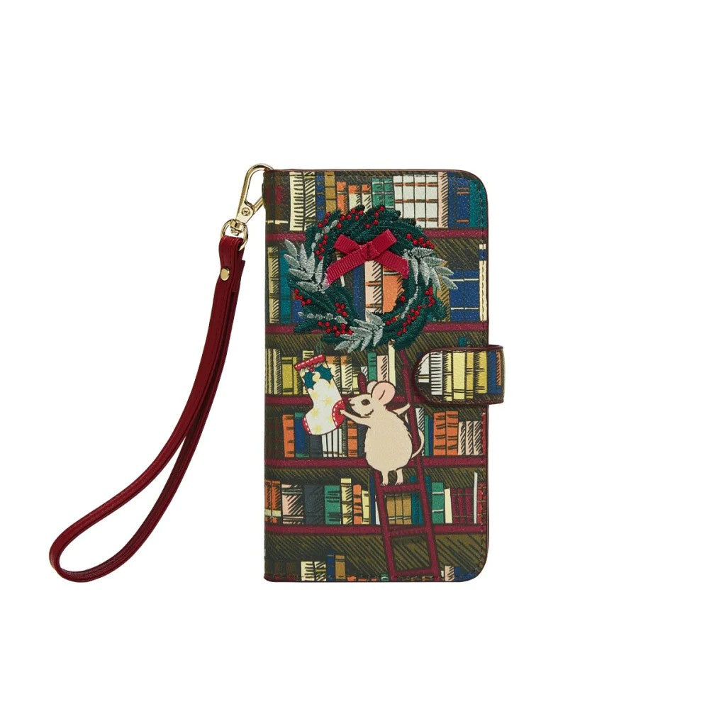 Vendula Christmas Library Phone Case