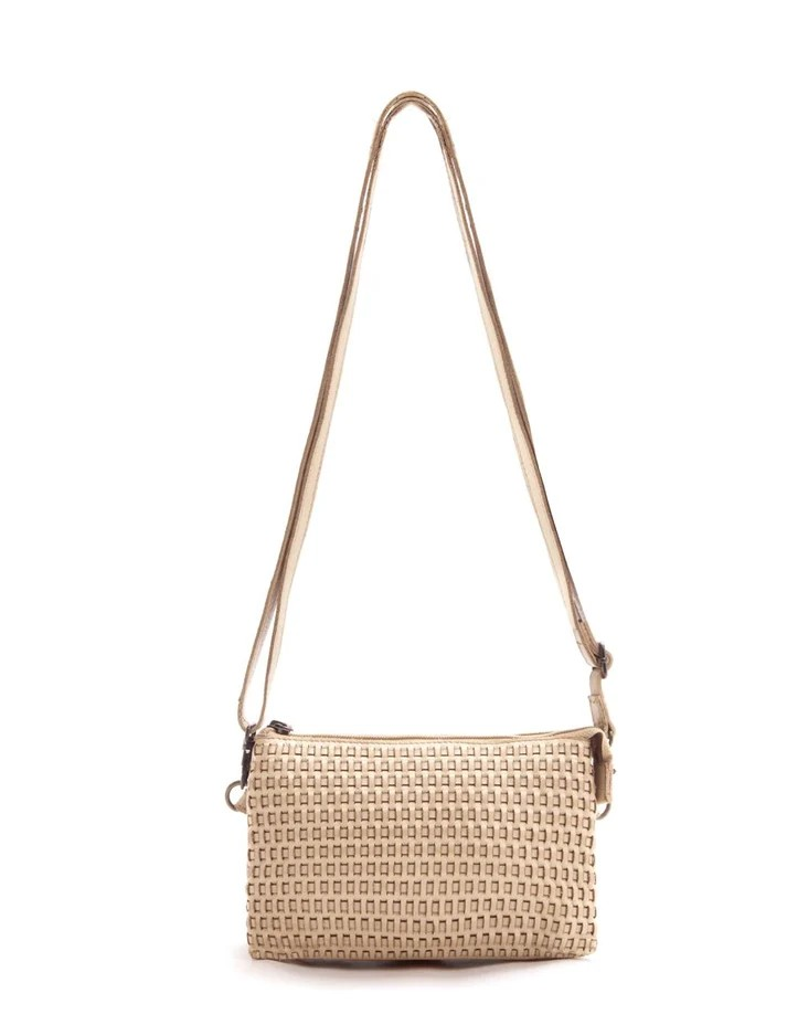Saddle & Sash Handbag A0040 Taupe
