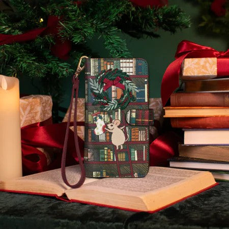 Vendula Christmas Library Phone Case