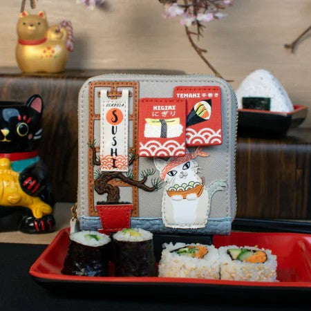 Vendula Sushi Grey Square Wallet