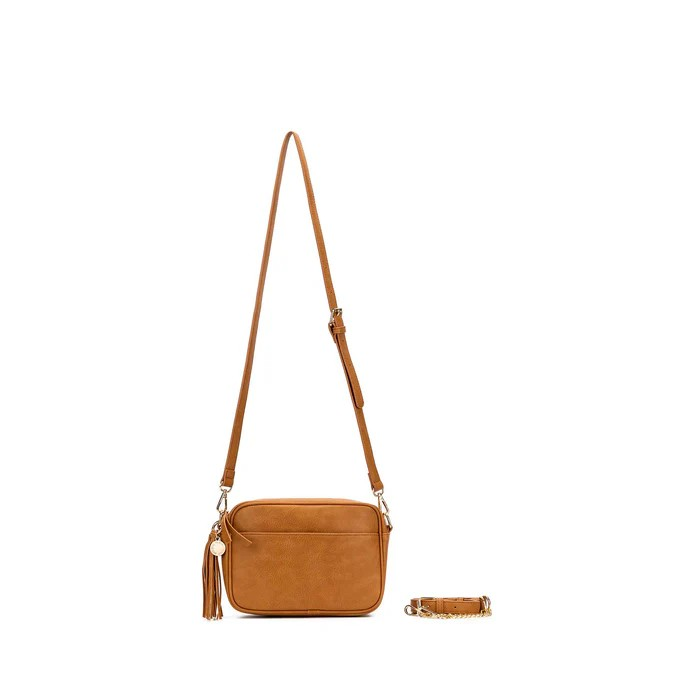 Black Caviar Handbag Indie Tan