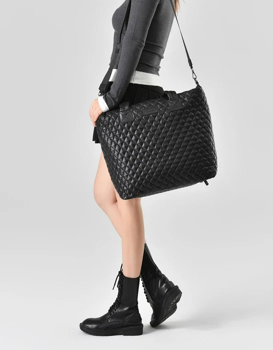 Tosca Metro Duffle Bag MET980 Black Quilt