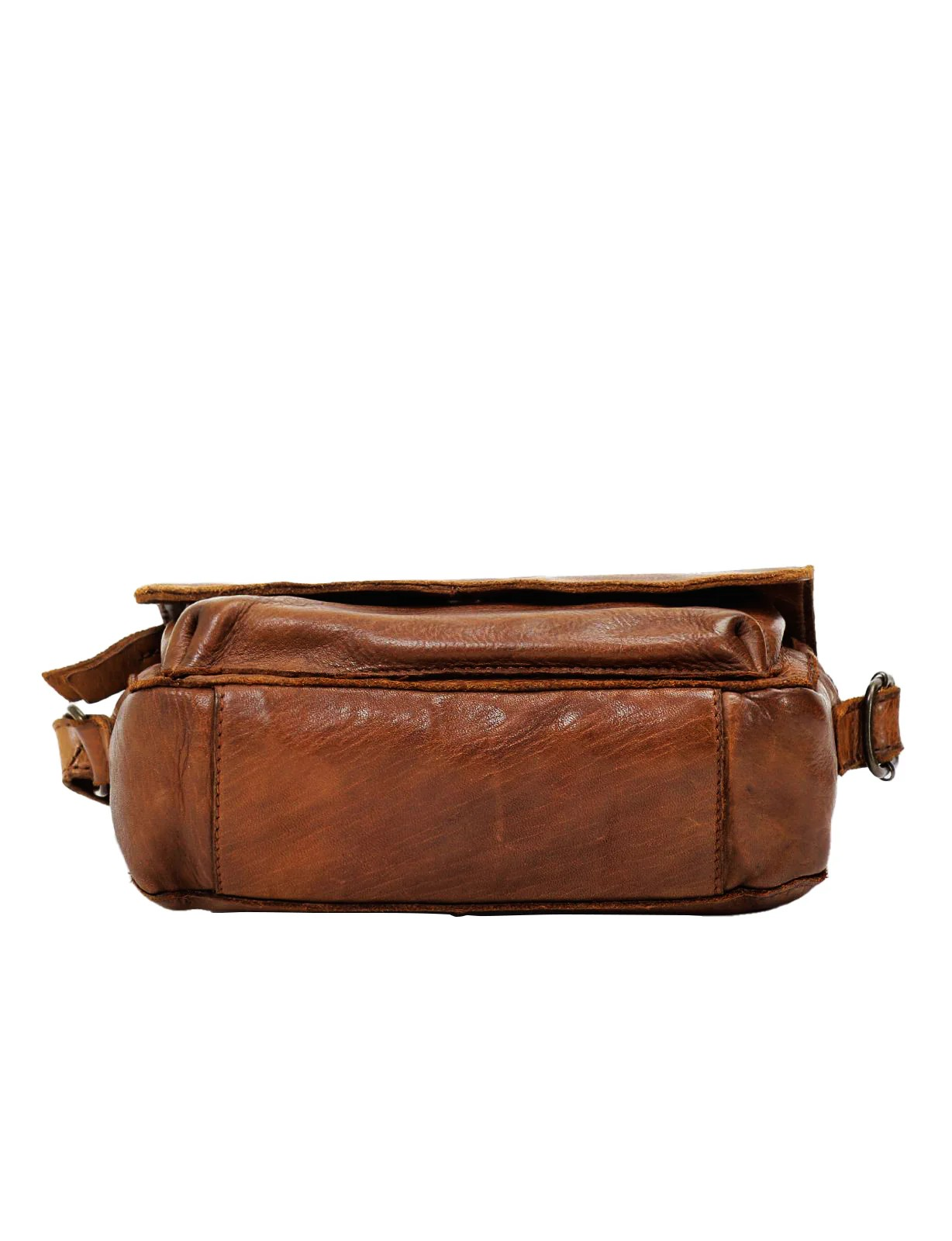 Saddle & Sash Handbag A0004 Cognac
