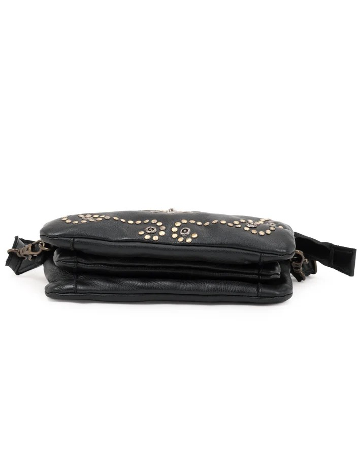 Saddle & Sash Handbag A0034 Black