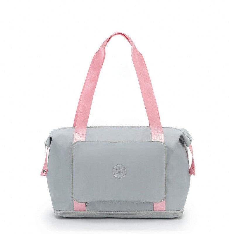 Tosca Foldable Bag TCA064 Grey/Pink