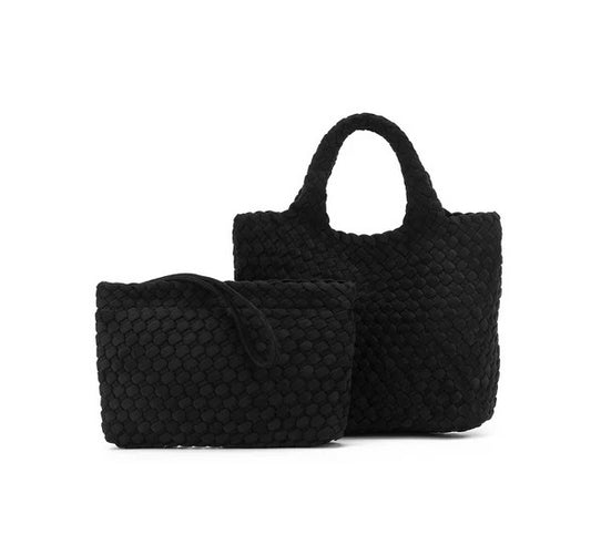 Black Caviar Handbag Cherie Black